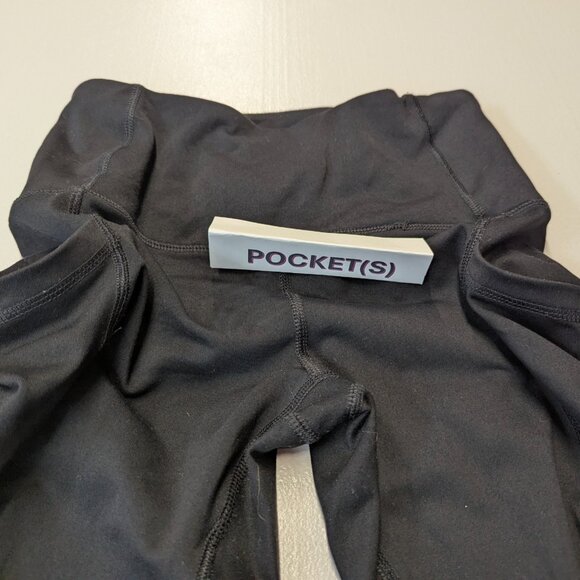 Hypertek Size Small Black Leggings with Pockets - Picture 3 of 12